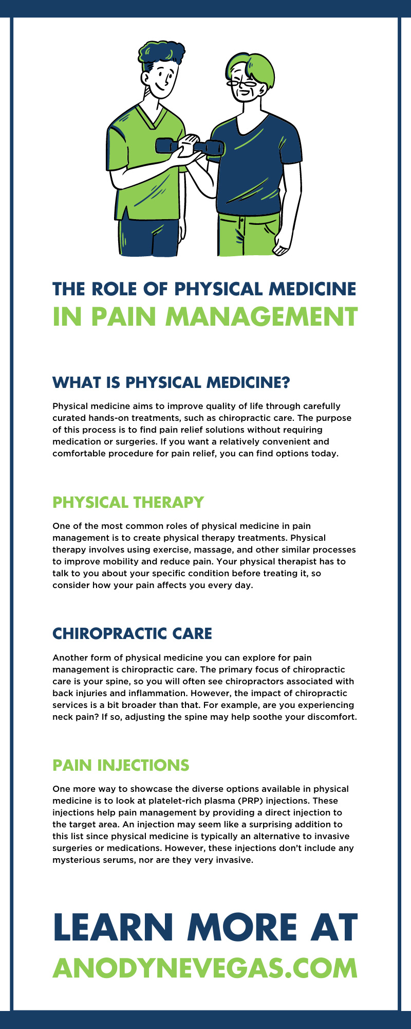 The Role of Physical Medicine in Pain Management